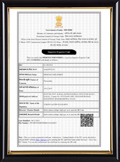 Import-Exporter Code Certificate